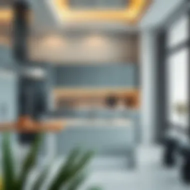 Sleek Culinary Spaces Modern kitchen design in a villa rental