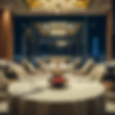 Sublime Dining Experience in Opulent Surroundings Elegant Dining Space in Ritz Carlton Residences