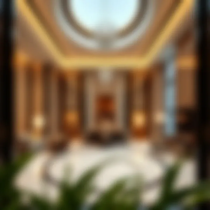 Exquisite Interior Features of The Ritz-Carlton Residences Luxurious interior of a residence highlighting the upscale amenities