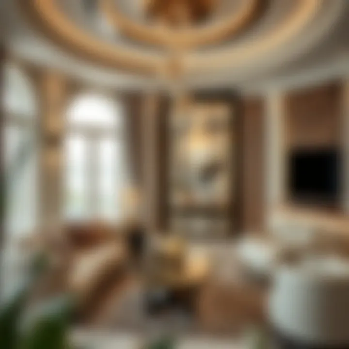 Lavish interior of a luxury property in Dubai