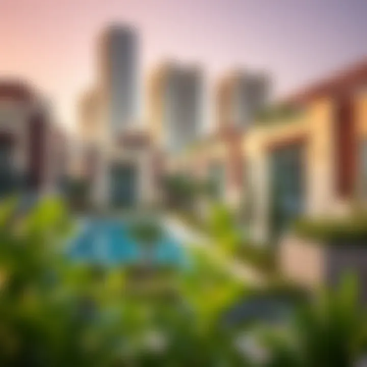 A green community in Dubai emphasizing sustainability