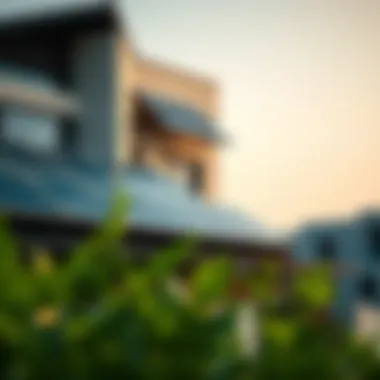 Solar panels on a modern Dubai home contributing to renewable energy