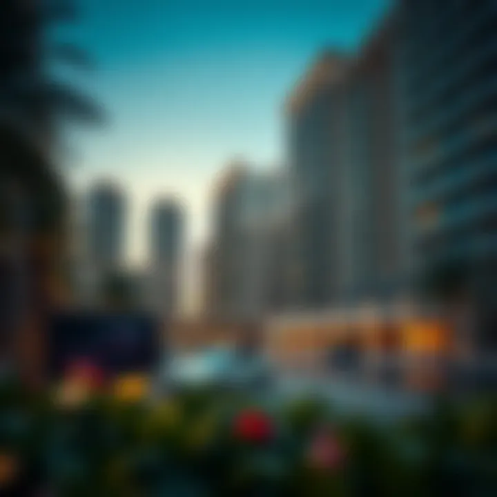 Luxurious Apartments in Tecom Luxurious apartment complex in Tecom representing real estate opportunities