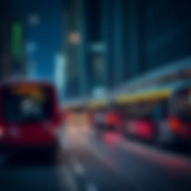 The Convenience of Public Transport in Dubai Public transport in Dubai, highlighting convenience