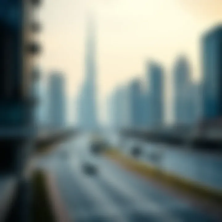A modern skyline reflecting the economic growth of Dubai