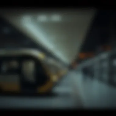 Transportation options outside metro station