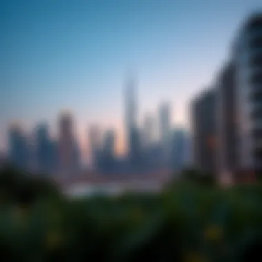 Modern skyline of Dubai showcasing off-plan developments