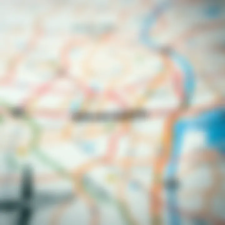 Map highlighting postal codes in Sharjah