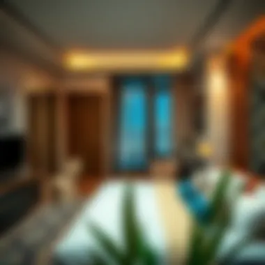 Modern Furnished Room for Rent Interior shot of a modern furnished room available for rent