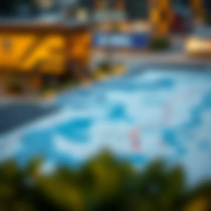 Map highlighting the strategic location of Boulevard Point in Dubai