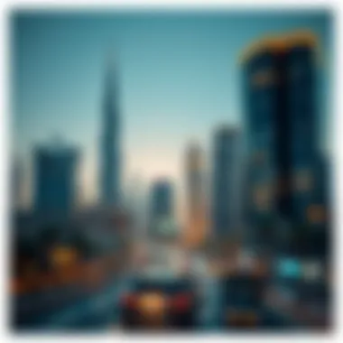Dubai skyline showcasing modern architecture