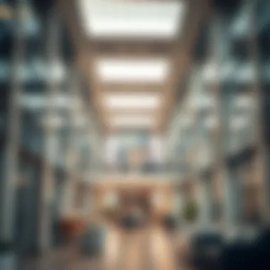 Interior space of University View Building