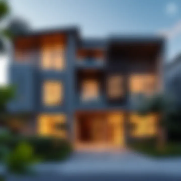 Stunning Architectural Design of Vezul Residence Exterior view of Vezul Residence showcasing modern architecture