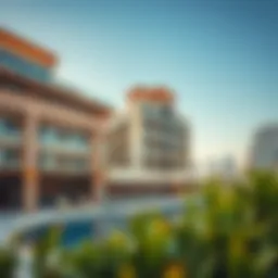Sophisticated architectural design of Vida Hotel