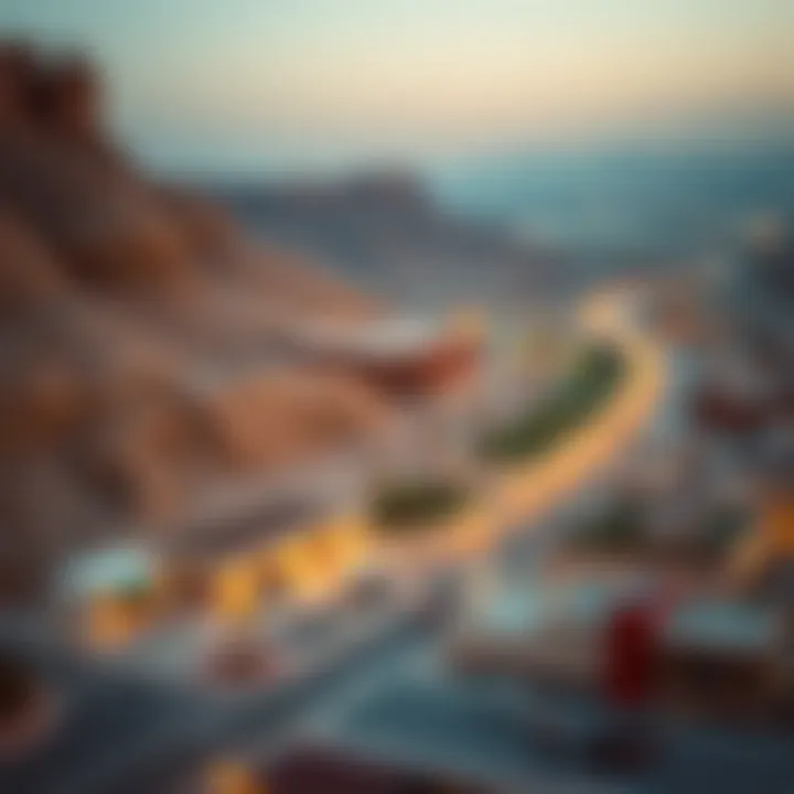 Strategic Location of Wadi Al Safa Map highlighting the strategic location of Wadi Al Safa in Dubai