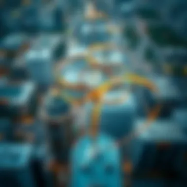 Aerial View of Wasl1 Aerial perspective of the Wasl1 development in Dubai