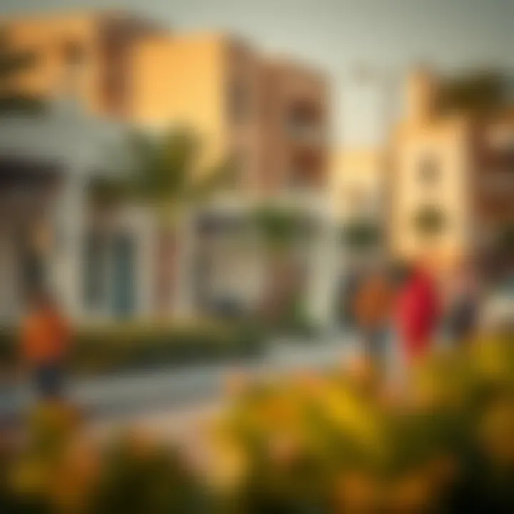 Community Life at Wasl1 Artistic representation of Wasl1's community lifestyle