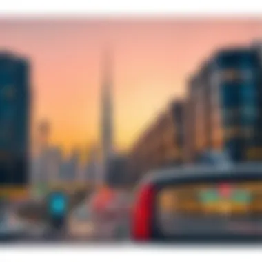 Skyline Elegance of Wasl1 Stunning skyline view showcasing Wasl1's architectural features